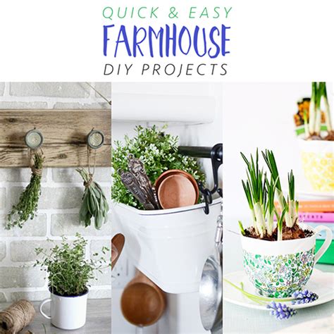 Quick And Easy Farmhouse Diy Projects The Cottage Market