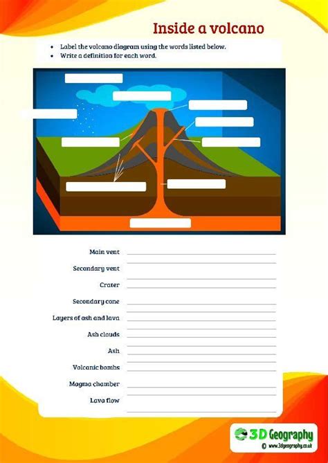 ️earth The Biography Volcanoes Worksheet Free Download