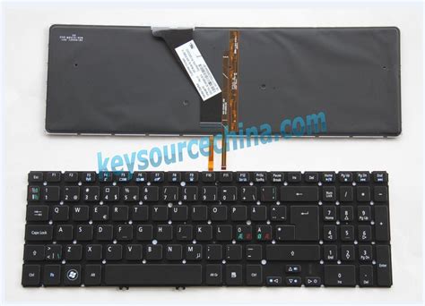 Backlit Acer Aspire V5 531 V5 551 V5 571 M3 581 M5 581 Nordic Keyboard