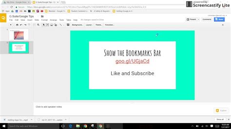 Show The Bookmarks Bar Youtube