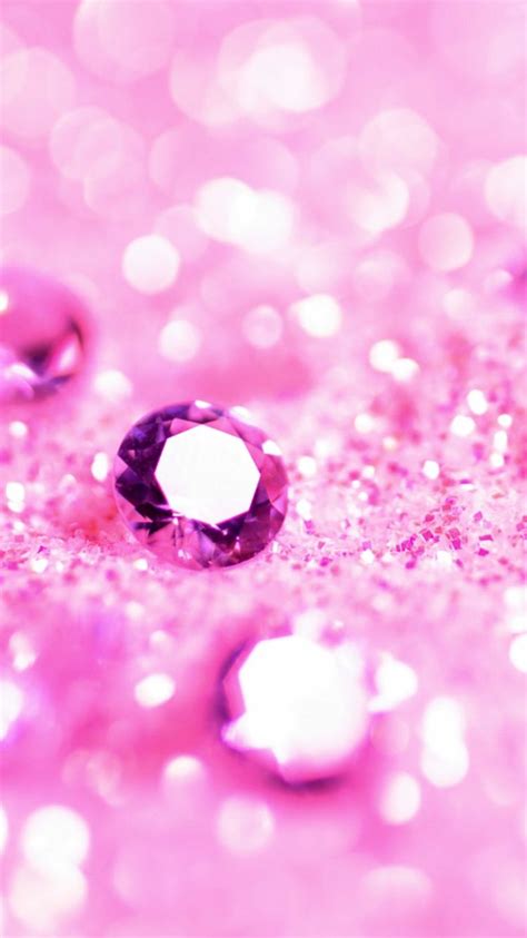 Free Download Pink Glitter Diamonds Iphone Wallpaper Pink Diamond