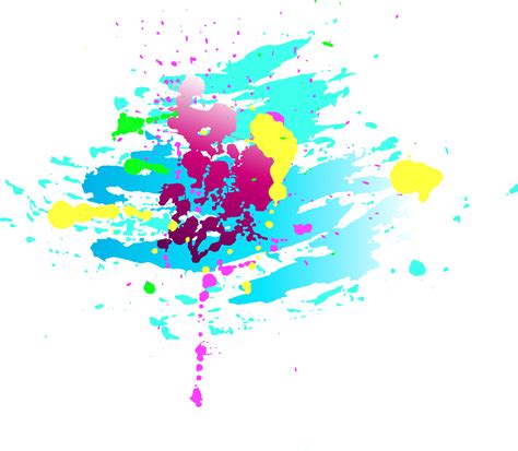 Rainbow Paint Splatter Sticker By Parietalimagination