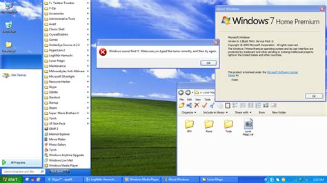 Windows 7 Turned Into Windows Xp By Ajxp66 On Deviantart