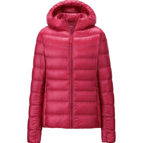Uniqlo Ultra Light Down Parka In Red Lyst
