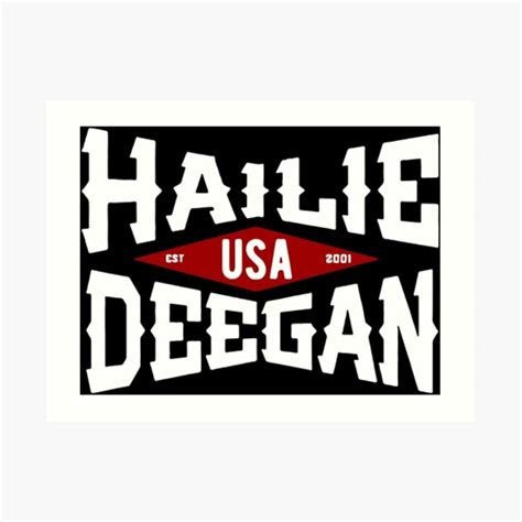 Hailie Deegan Art Print For Sale By Margarebednar Redbubble