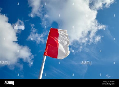Polish Flag On Pole Hi Res Stock Photography And Images Alamy
