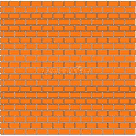 Seamless Texture Of A Cartoon Brick Wall Stock Vector Illustration Of