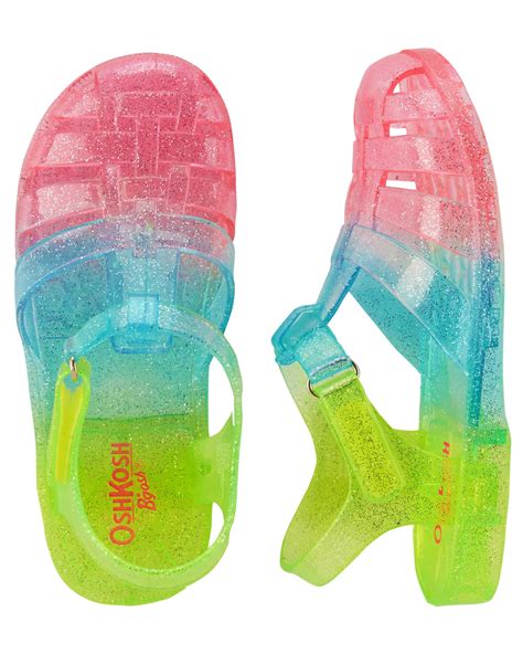 Oshkosh Rainbow Jelly Sandals Baby Girl Shoes Kids Sandals Jelly