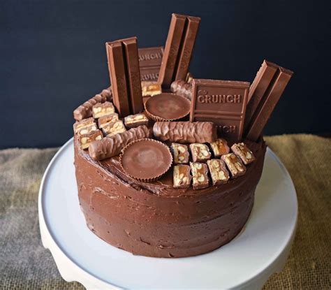 Candy Bar Stash Chocolate Cake By Modern Honey Perfect Chocolate Cake