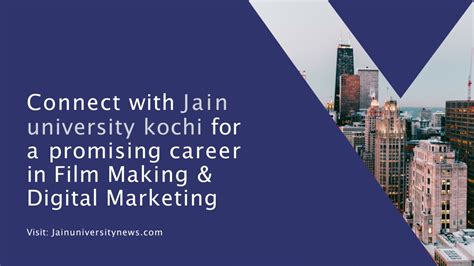 Ppt Connect With Jain University Kochi For A Promising Career In Film