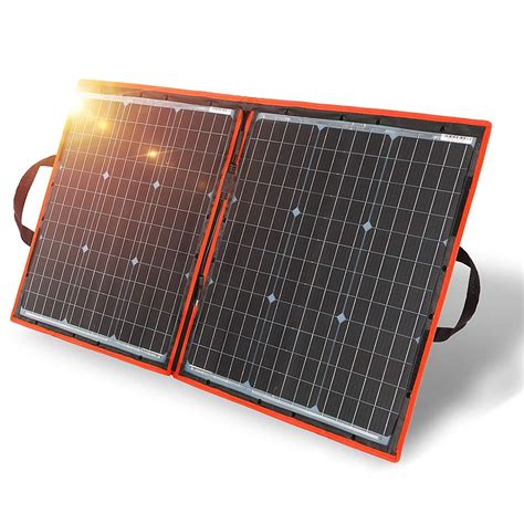 Portable Folding Solar Panel Kit With Charge Controller 80 Watt
