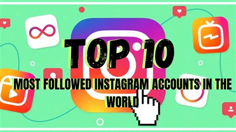 Top 10 Most Followed Instagram Accounts In The World Youtube