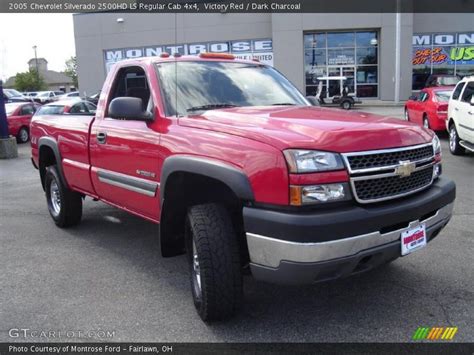 2005 Chevrolet Silverado 2500hd Ls Regular Cab 4x4 In Victory Red Photo