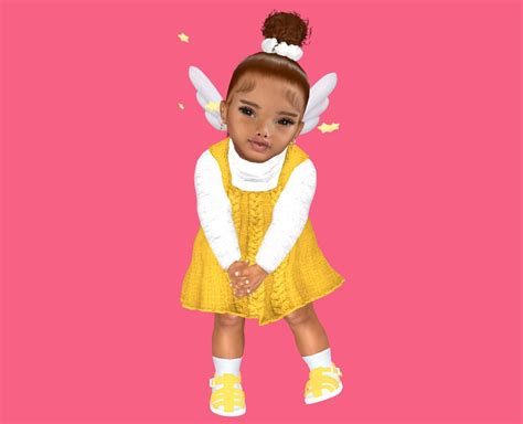 Lookbooks Reblogs And 💋sim Downloads — Sims4nexus Francine Dress Infant