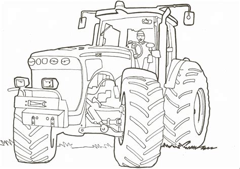 Tractor Coloriage Tracteur Kombajn Ausmalbilder Kolorowanki Traktor