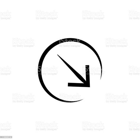 Exit Full Screen Arrows Icon Minimize Symbol Stock Illustration
