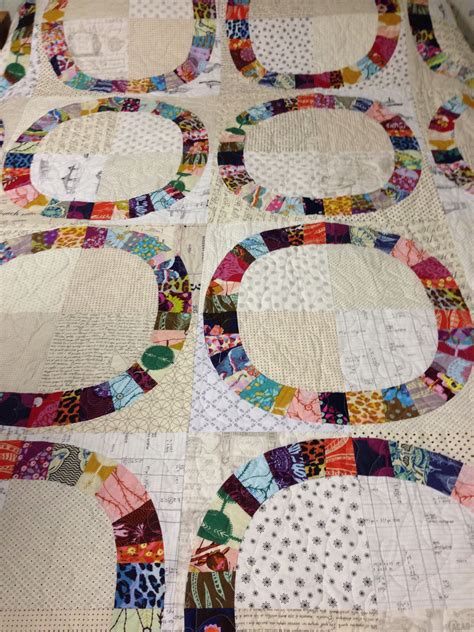 Single Girl Quilt Rings Made With Anna Maria Horners Field Study