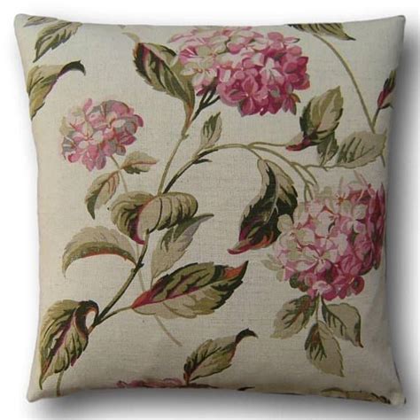 Cushion Cover Made With Laura Ashley Hydrangea Pink Green Shabby Chic