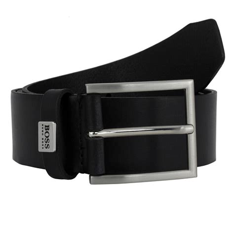 HUGO BOSS Gürtel echt Leder Belt Schwarz Braun Neu Belt