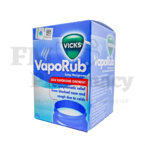 Vicks VapoRub Cold Vaporizing Ointment 50g Shopee Malaysia