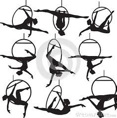 Aerial hoop acrobat by Svetlanaprikhnenko, via Dreamstime | Rendus | Aerial hoop, Aerial ...