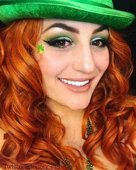 St Patrick S Day Beauty Makeup Sfx St Patricks Day Beauty Makeup Photography Green