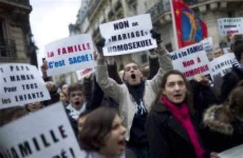 Anti Gay Marriage Protesters Rally In Paris · Thejournalie