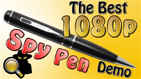 The Best 1080p Spy Pen Camera Demo Youtube