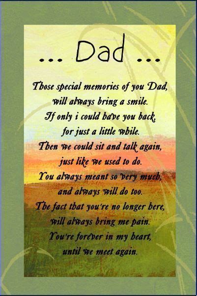 Memorial Quotes For Dad