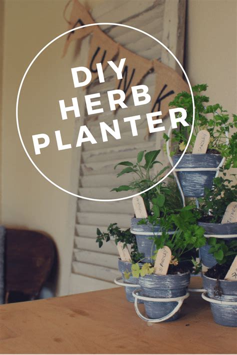 If you only plan to use your planter for flowers or herbs, though, 10 inches will be more than enough. Make your very own indoor miniature indoor DIY herb ...