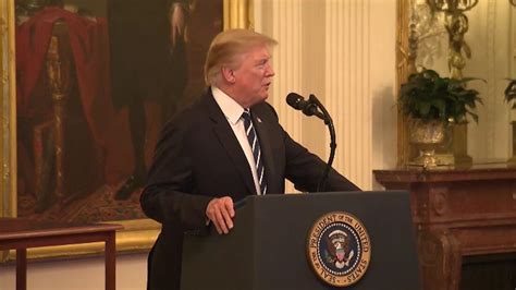 Trump Presents The Public Safety Officer Medal Of Valor