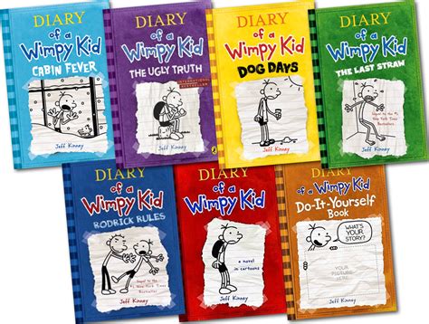 Are trademarks of wimpy kid, inc., and the design of this book's jacket. Diary of a Wimpy Kid Collection 7 Books Set cabin fever, Ugly Truth, Last Straw | eBay