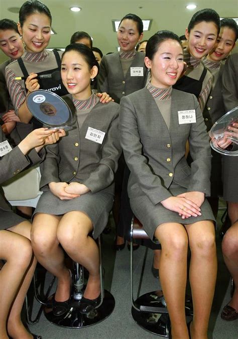 Pretty Cabin Attendant In Korean Air World Stewardess Crews My Xxx