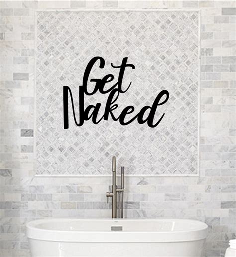 Get Naked Bathroom Metal Wall Decor Get Naked Sign Madison Iron And Wood