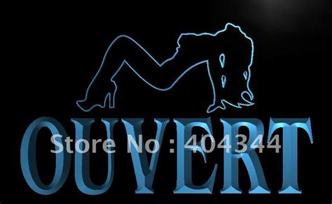 Lk193 Ouvert Sexy Sex Led Neon Light Sign Home Decor Crafts In Plaques