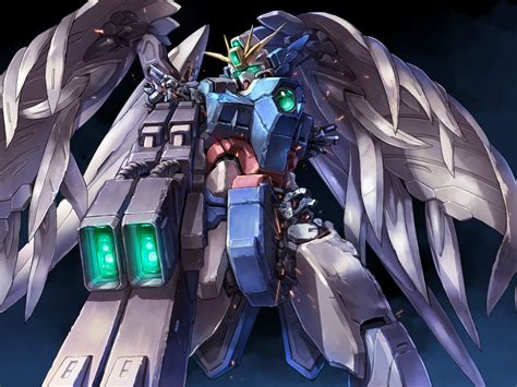 XXXG W Wing Gundam Zero Mobile Suit Gundam Wing Image By Steelbreak Zerochan