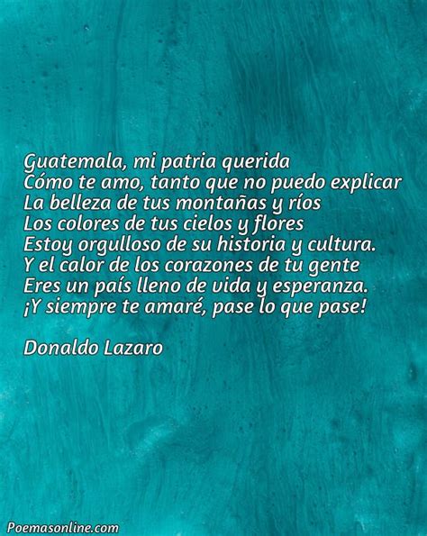 5 Poemas Sobre La Patria Guatemala Poemas Online