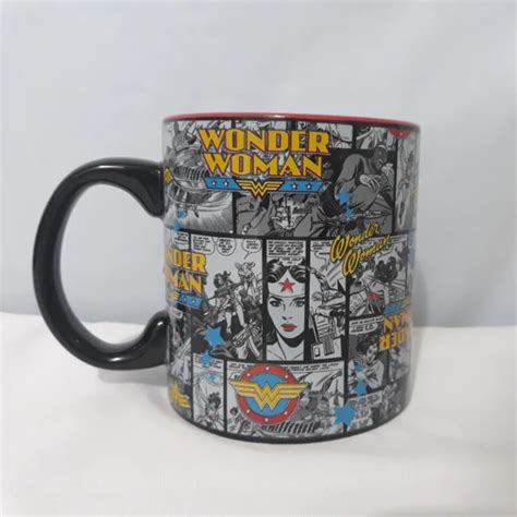 Wonder Woman Comic Strip Dc Comics 20 Oz Ceramic Coffee Mug Cup 837 Picclick