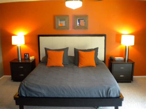 gray orange bedrooms spare bedrooms colors schemes master bedrooms