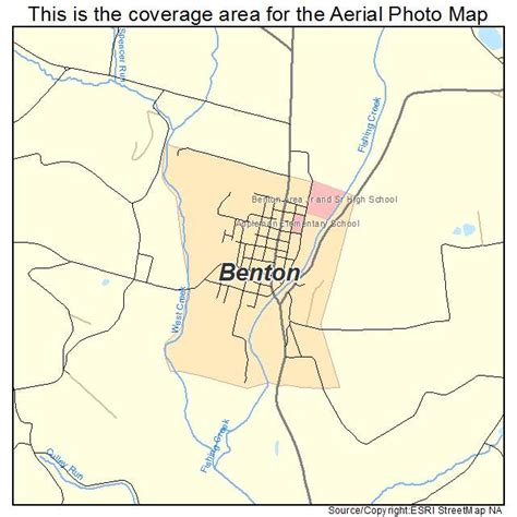 Aerial Photography Map Of Benton Pa Pennsylvania