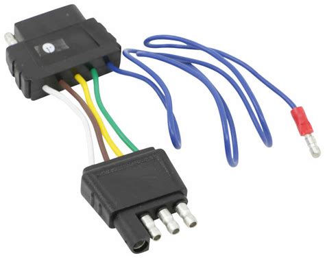 5 wire to 4 wire converter | etrailer harness splices into existing wiring. Curt Trailer Connector Adapter - 4-Way Flat to 5-Way Flat - Vehicle End Curt Wiring C57187