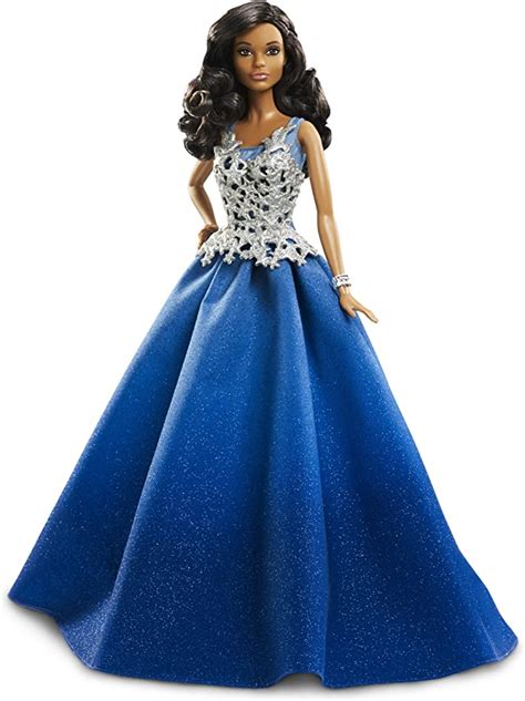 Mattel Barbie Dgx992016 Holiday Barbie En Robe Bleue Amazonfr Jeux Et Jouets