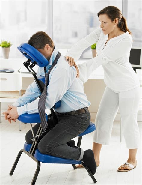 Seated Acupressure Massage Perfect Antidote To Workplace Stress