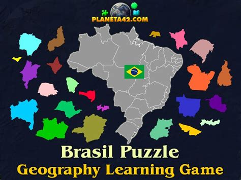 Brasil Puzzle Geography Games Geography Learning Games