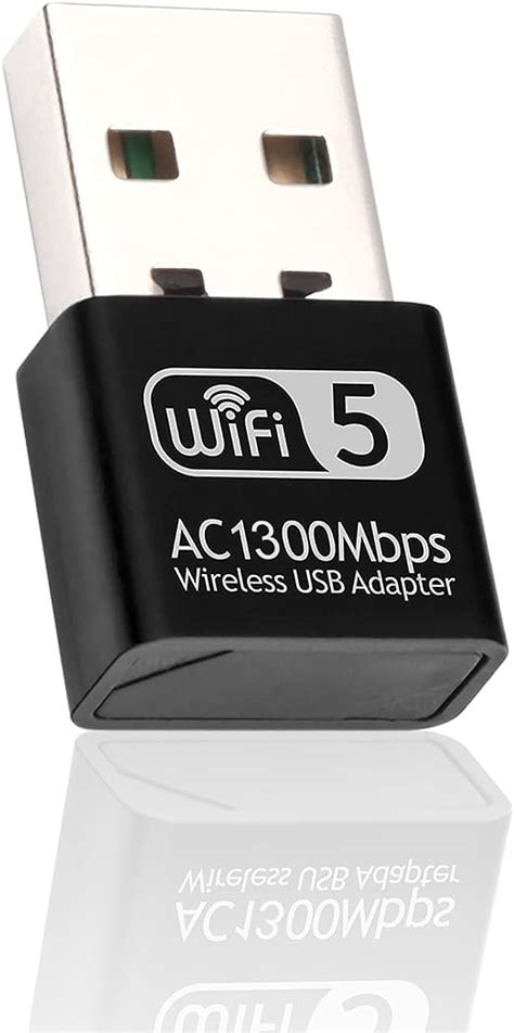 Chiavetta Wifi Per PC 1300Mbps Mini Adattatore WiFi USB Dual Band 2 4