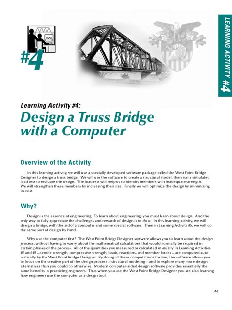 Design A Truss Bridge Construction Bidding Computer Aided Design