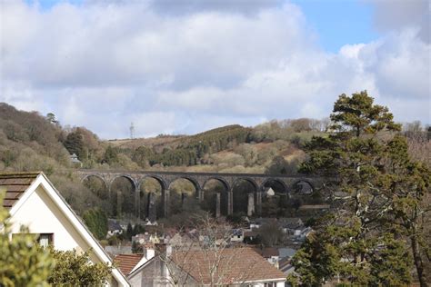 St.austell Viaduct - 10 Spans, A391 Under Viaduct - The ABC Railway Guide