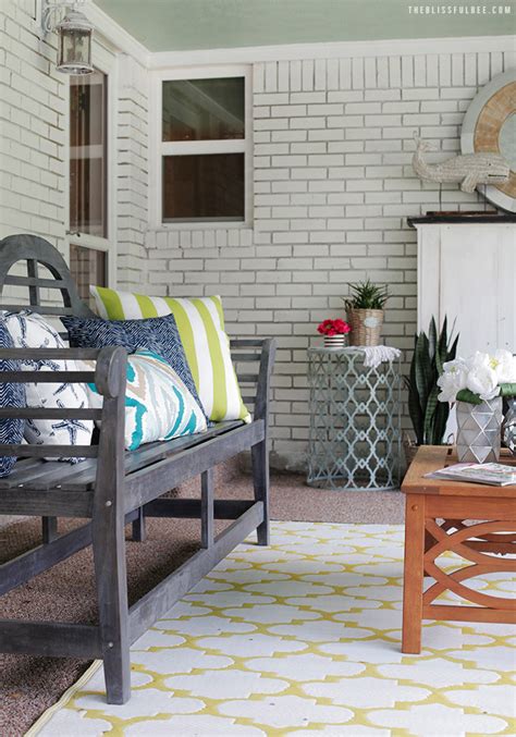 Back Porch Makeover The Blissful Bee