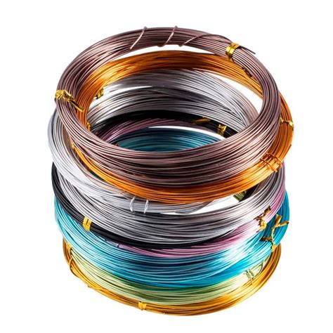 10 Colors 08mm Aluminum Craft Wire 10 Rolls 20 Gauge Flexible Etsy