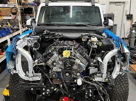 Update Supercharged V8 50 Coyote Engine Swap Into Ford Bronco By No
